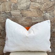Moroccan orange pillowcase, Berber cushion cover, ear pillowcase.