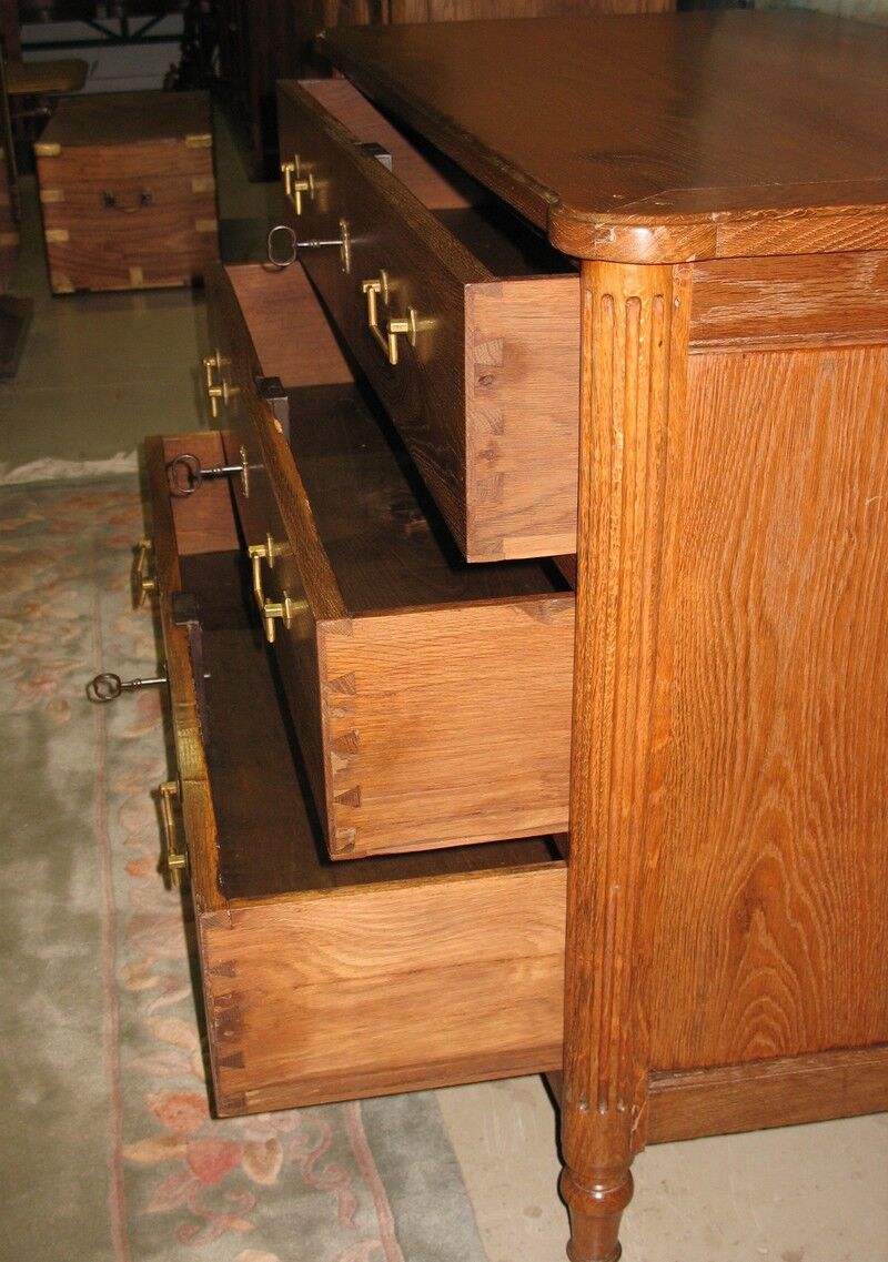 Louis XVI dresser in oak XIX