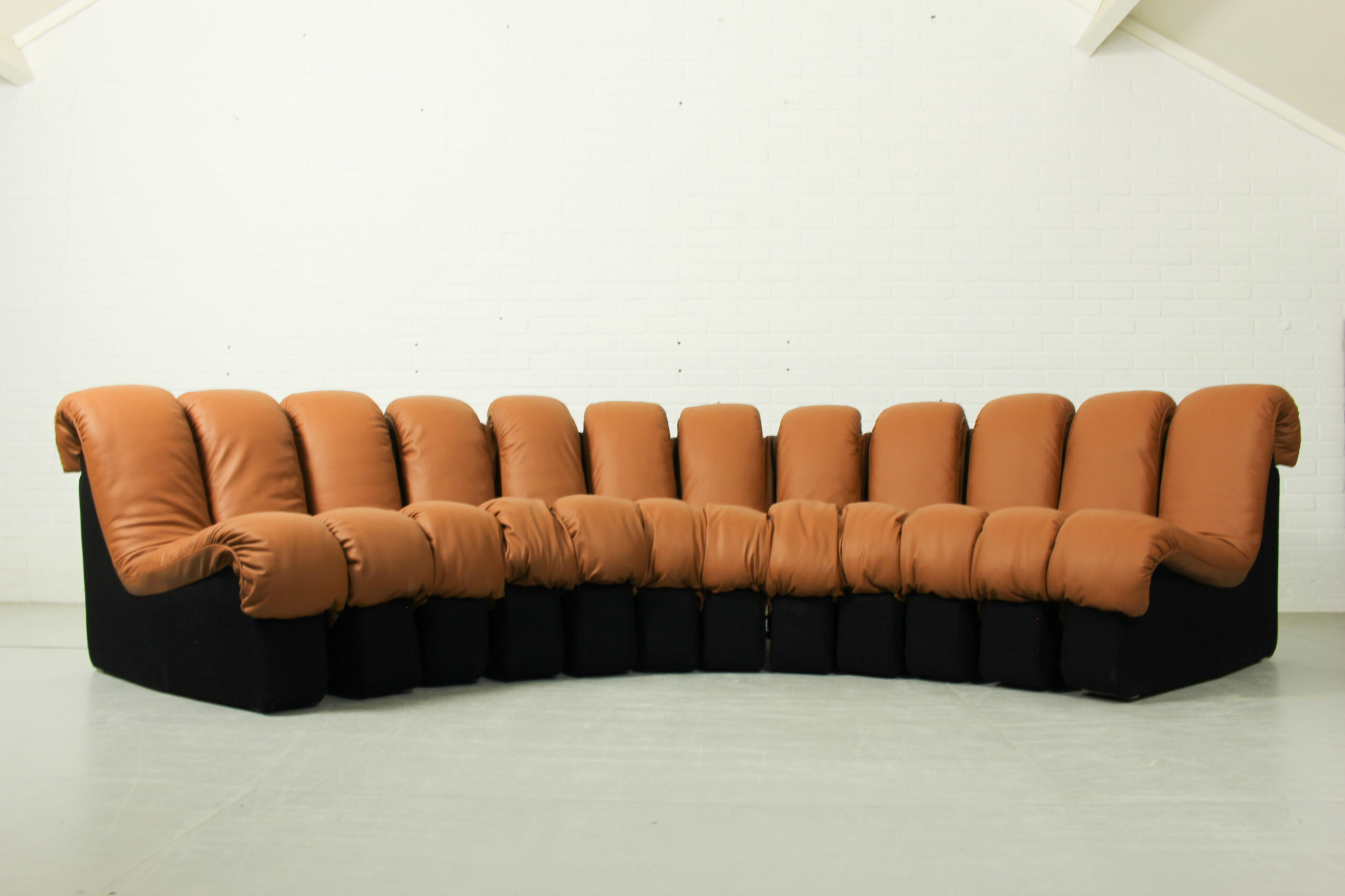 DS-600 'Non Stop' sofa by Eleonore Peduzzi Riva for De Sede with 12 elements, Switzerland 1970s