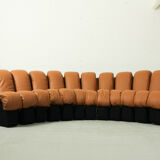 DS-600 'Non Stop' sofa by Eleonore Peduzzi Riva for De Sede with 12 elements, Switzerland 1970s
