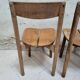 Paire de chaises grain de café
