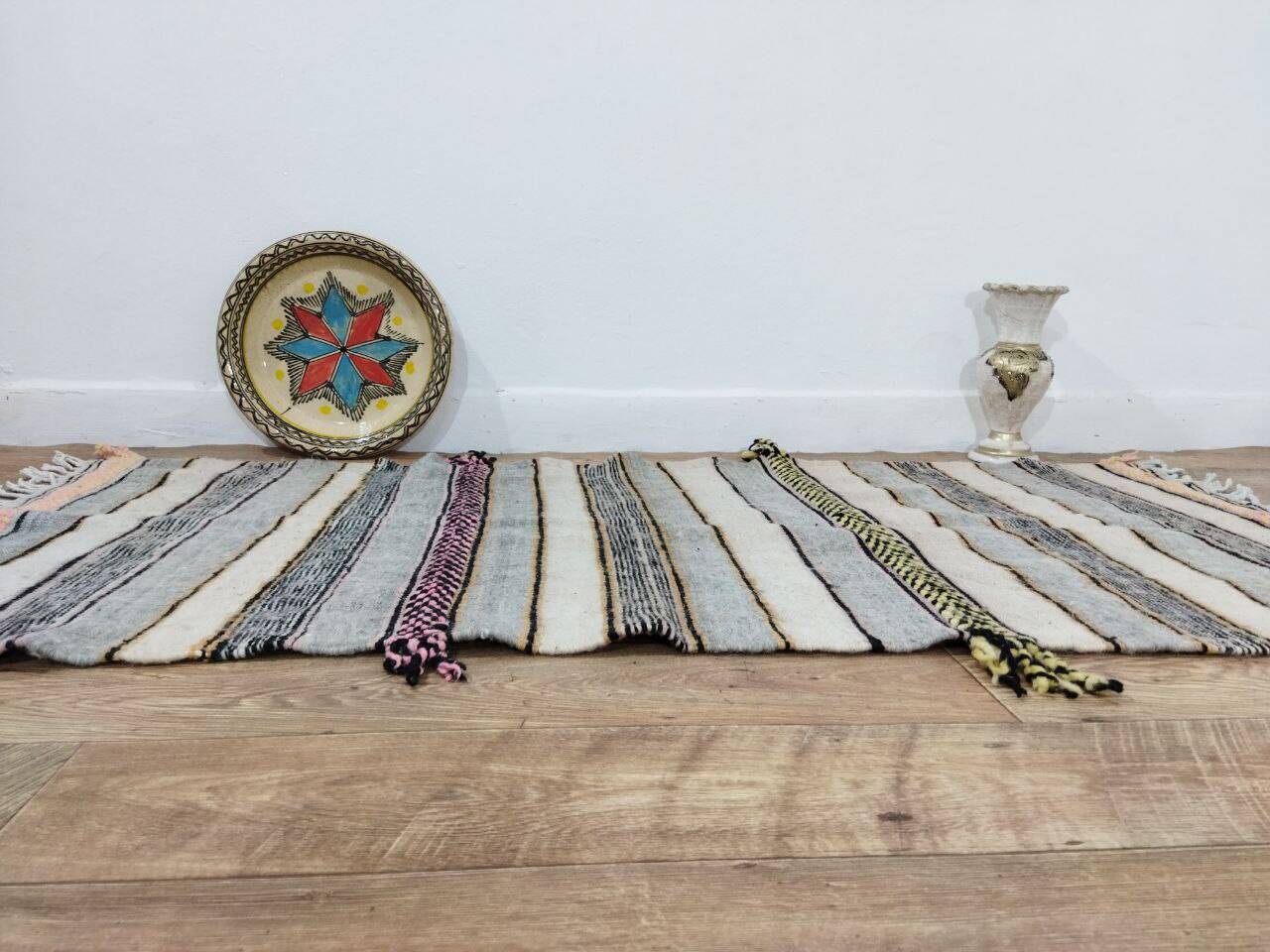 Handcrafted Moroccan Berber Rug 183 X 88CM