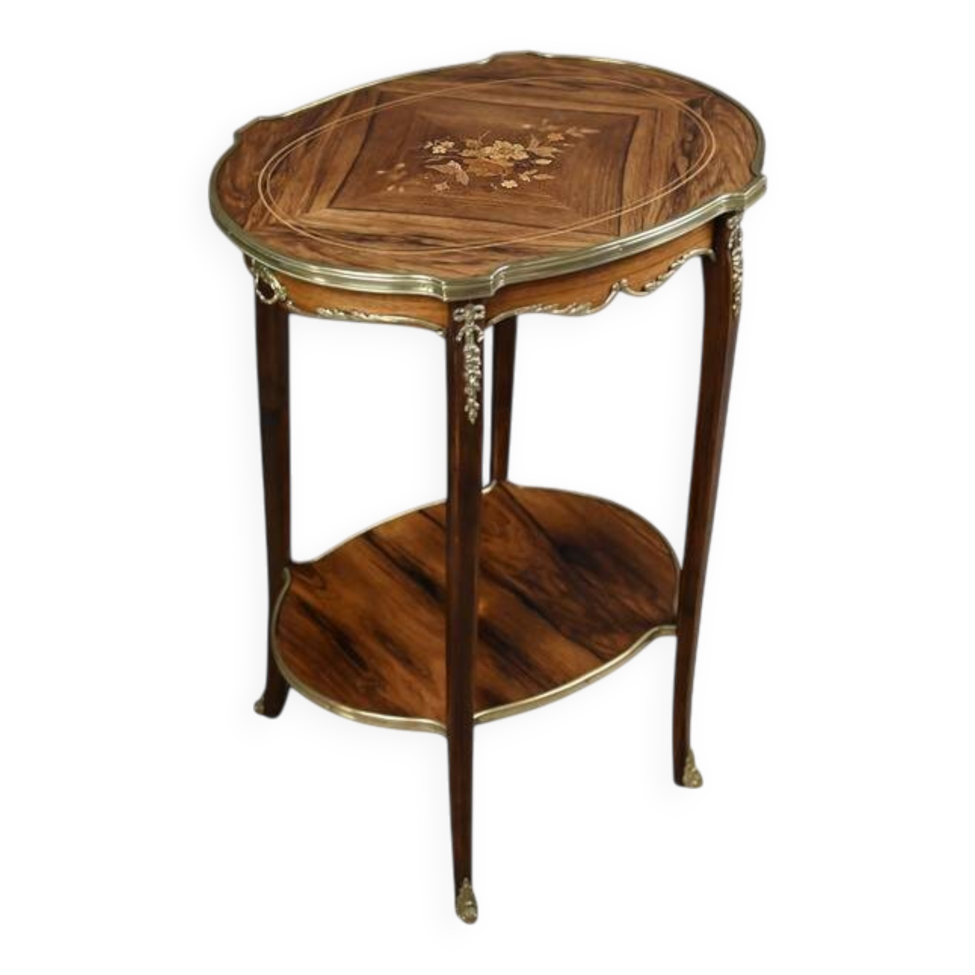 Table de salon guéridon en palissandre, style transition – 1re partie XXe