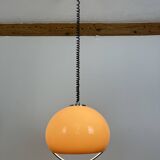 Guzzini pendant light, Jolly model by Luigi Massoni, 70's space age style