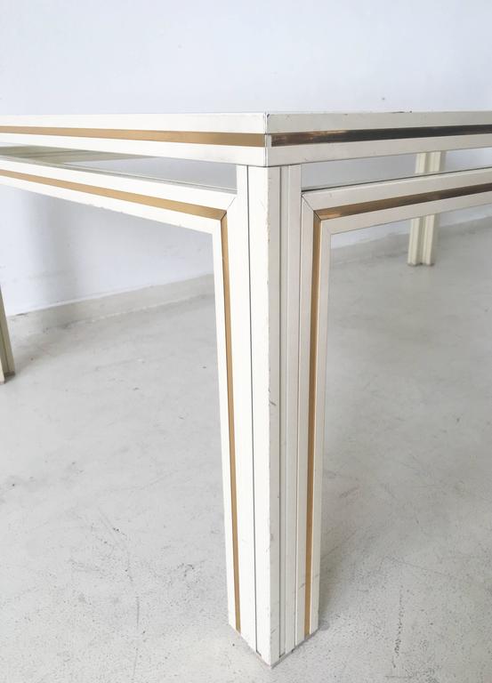 Table low rectangular Pierre Vandel Paris years 1970-1980