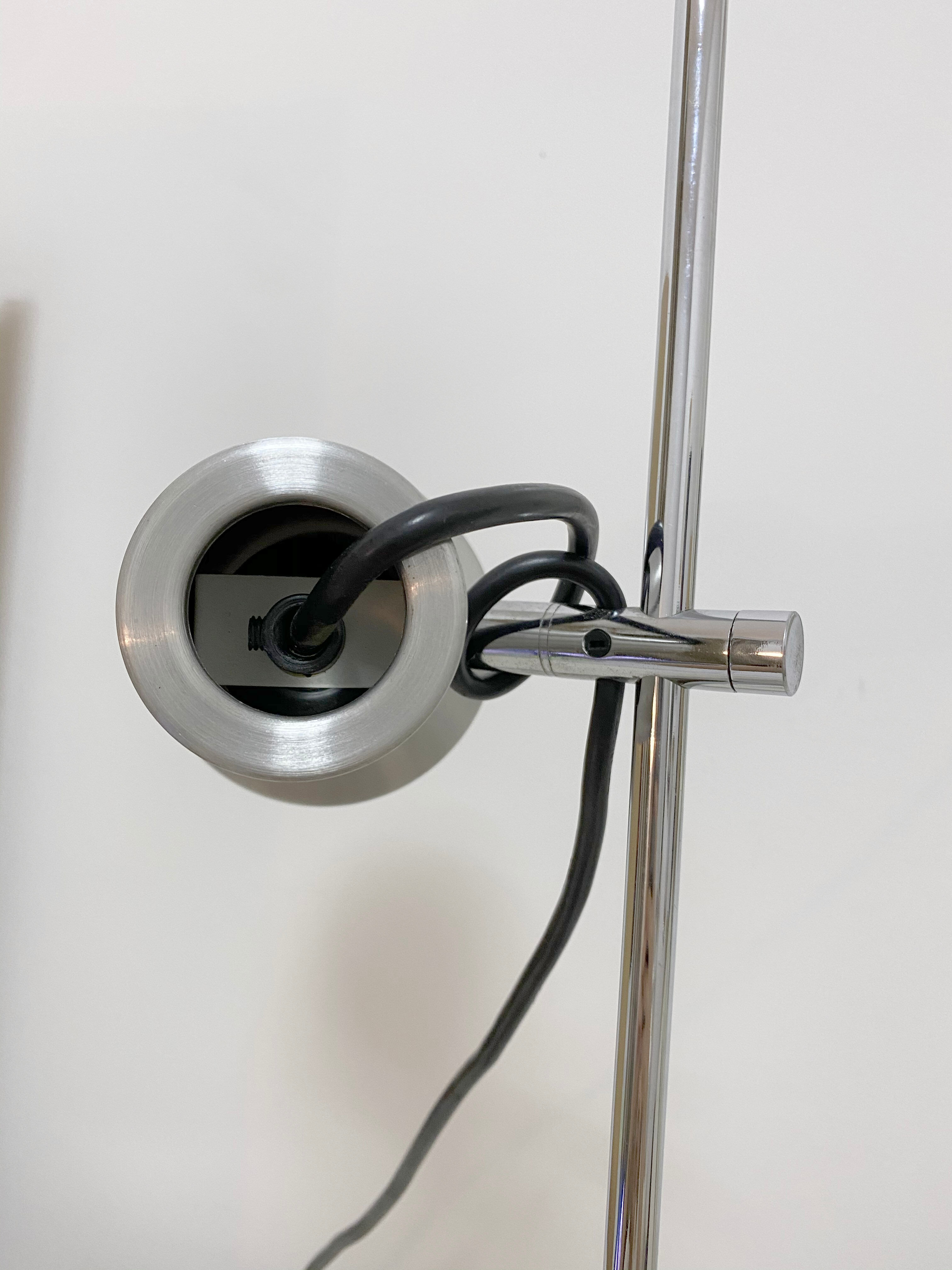 chrome metal weather vane lamp 1970