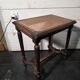 Louis XVI style piano stool in oak