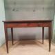 Directoire style desk table with 2 drawers