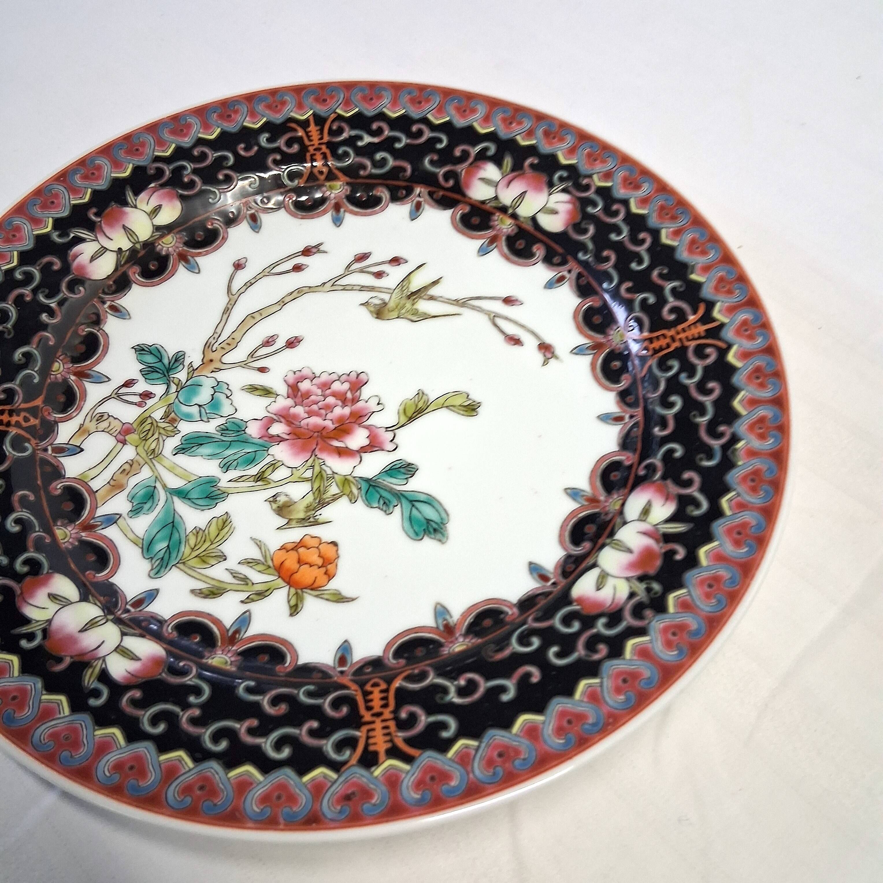 Beautiful antique Chinese porcelain plate or serving dish