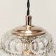 Vintage transparent bubble glass suspension globe