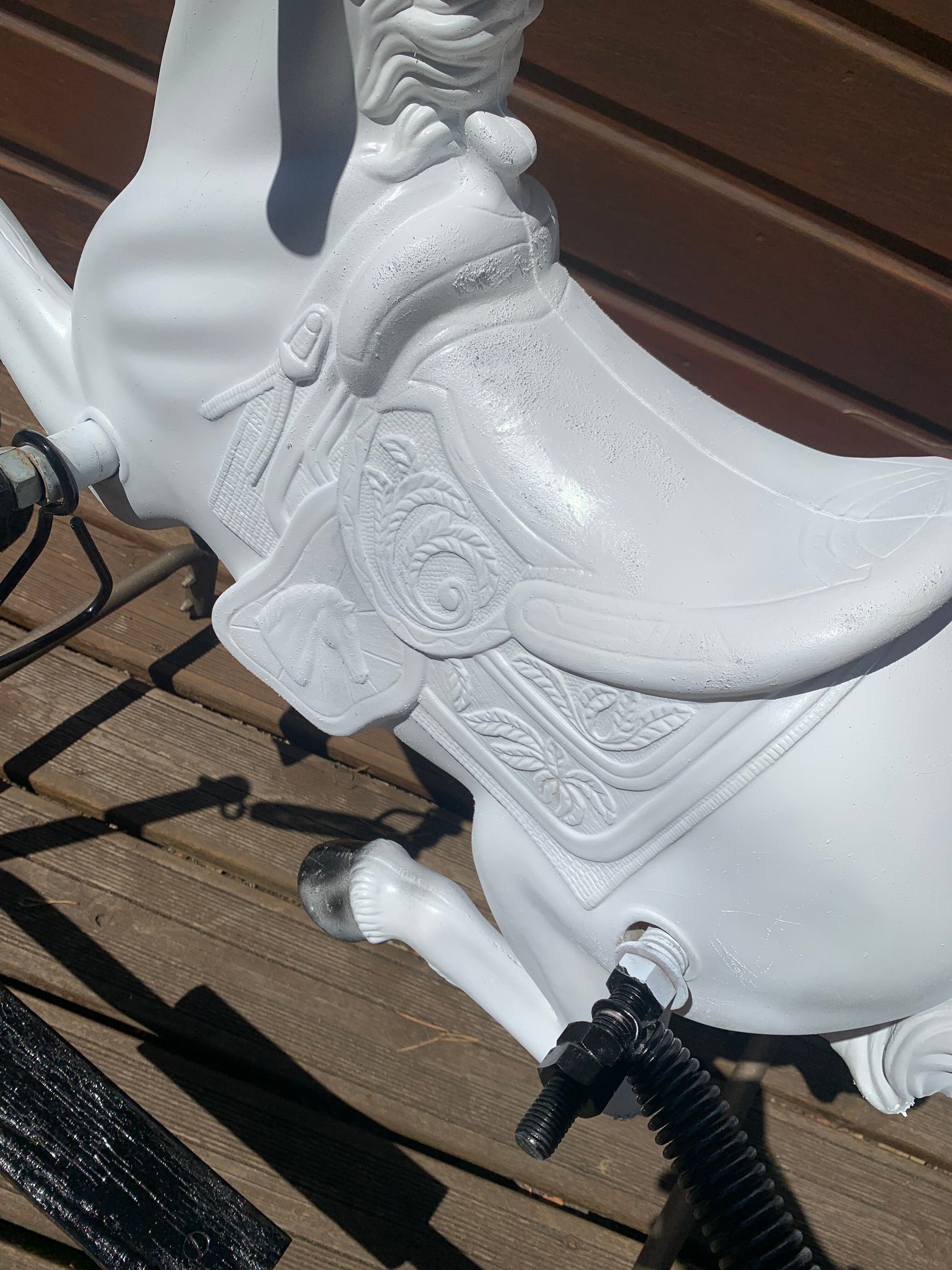 Horse carousel with ressors, 50s