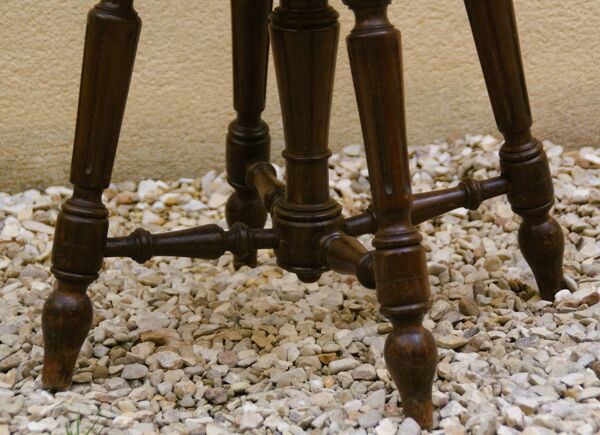 Tabouret de piano Napoléon III réglable