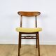 Vintage Hałas chairs yellow vintage - set of 2