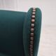 1970s, Danish high back armchair, furniture wool, solid oak wood.