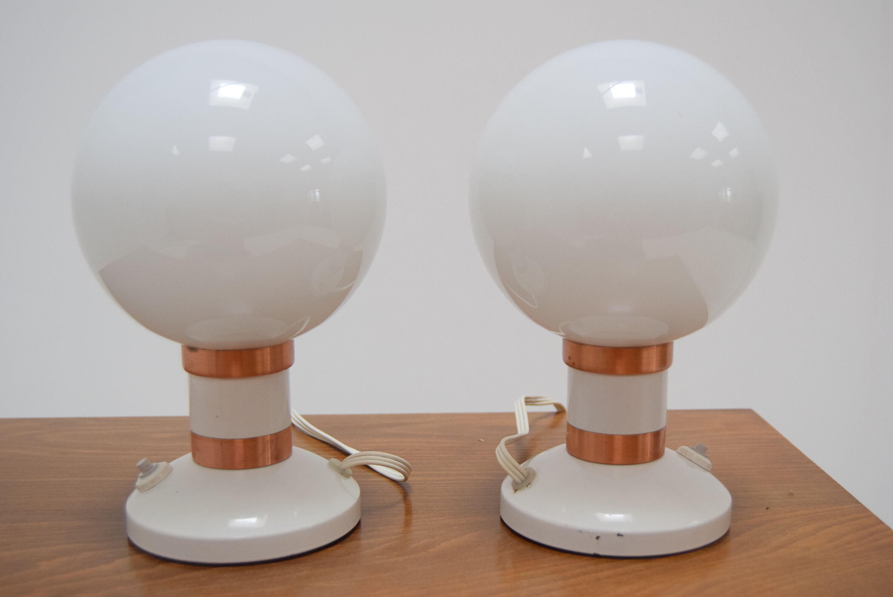 Mid-century pair of table lamps Drukov,1970‘s