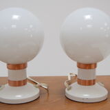Mid-century pair of table lamps Drukov,1970‘s