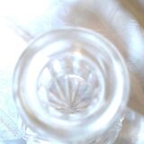 Small carafe in highly worked cut crystal