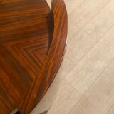 Mahogany art deco pedestal table / bar