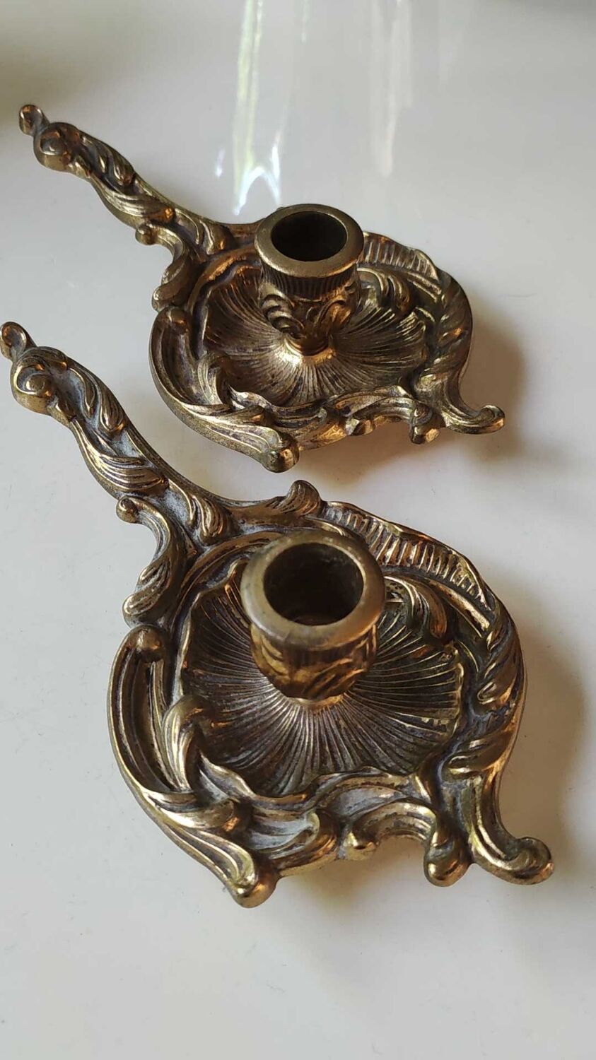 Handheld candlesticks Louis XV