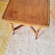 Vintage rattan side table or coffee table – 1960s Riviera style