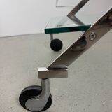 1980s Modernist Gallotti and Radice “Mister” Bar Trolley, Serving Cart