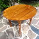 Table ovale bois fruitier