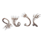 Set of 4 Catellani & Smith wall lamps, Italy, 1999