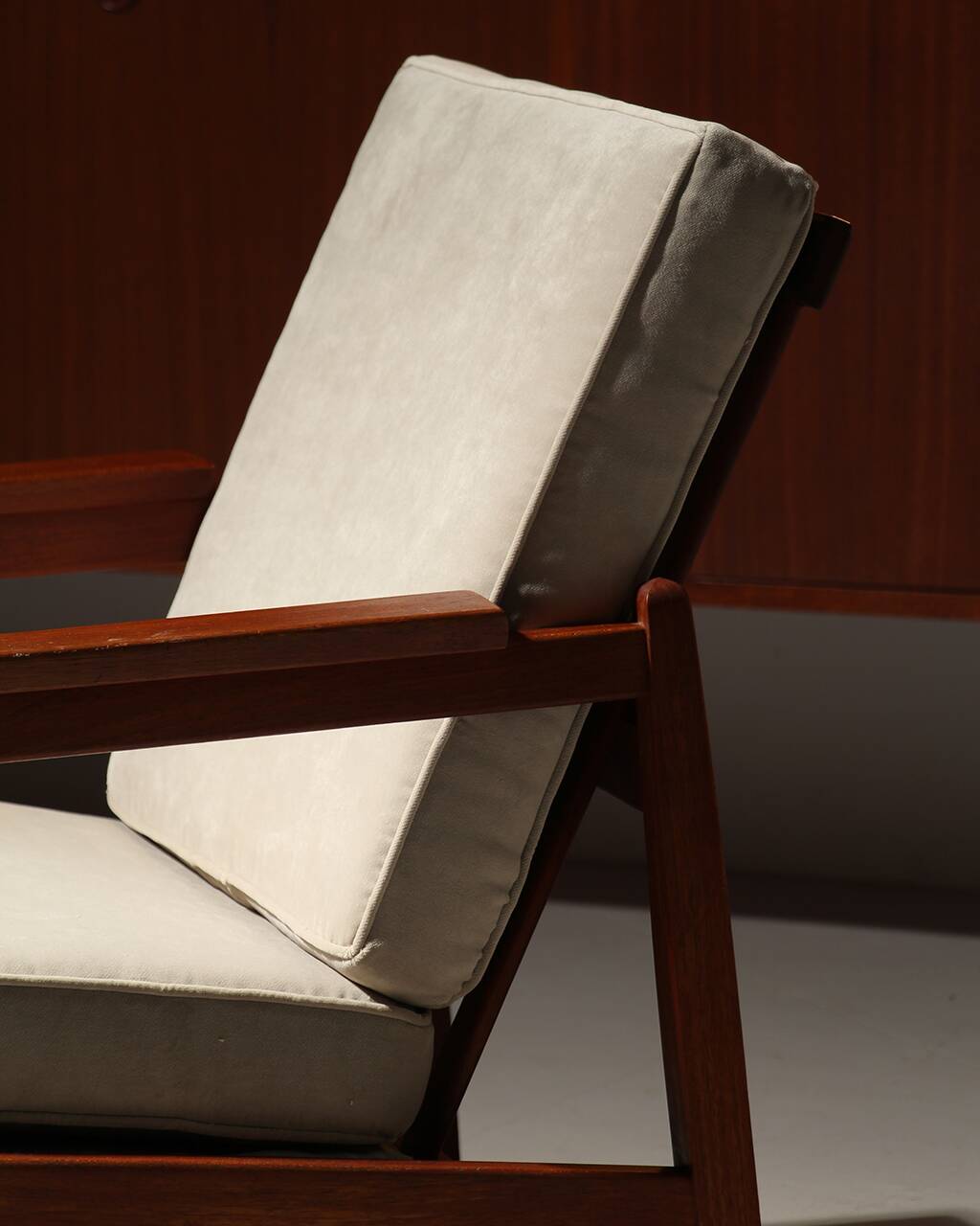 Vintage Scandinavian teak armchair