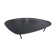 ATOLL table in raw black steel