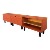 Enfilade modulable 3 caissons vintage bois année 80´s