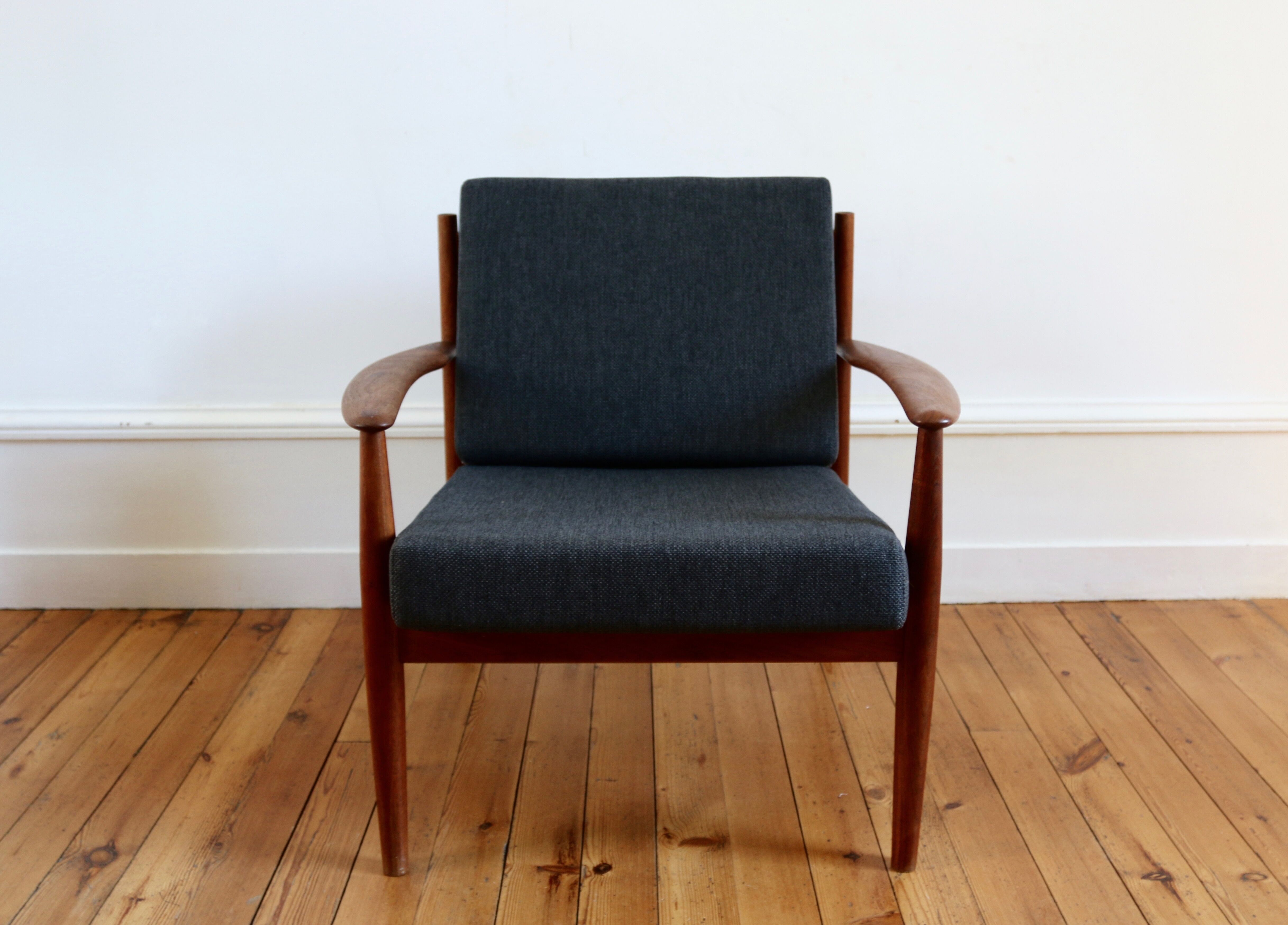 Scandinavian armchair Grete Jalk teak