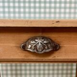 Bureau, table d’appoint en hêtre, restauré