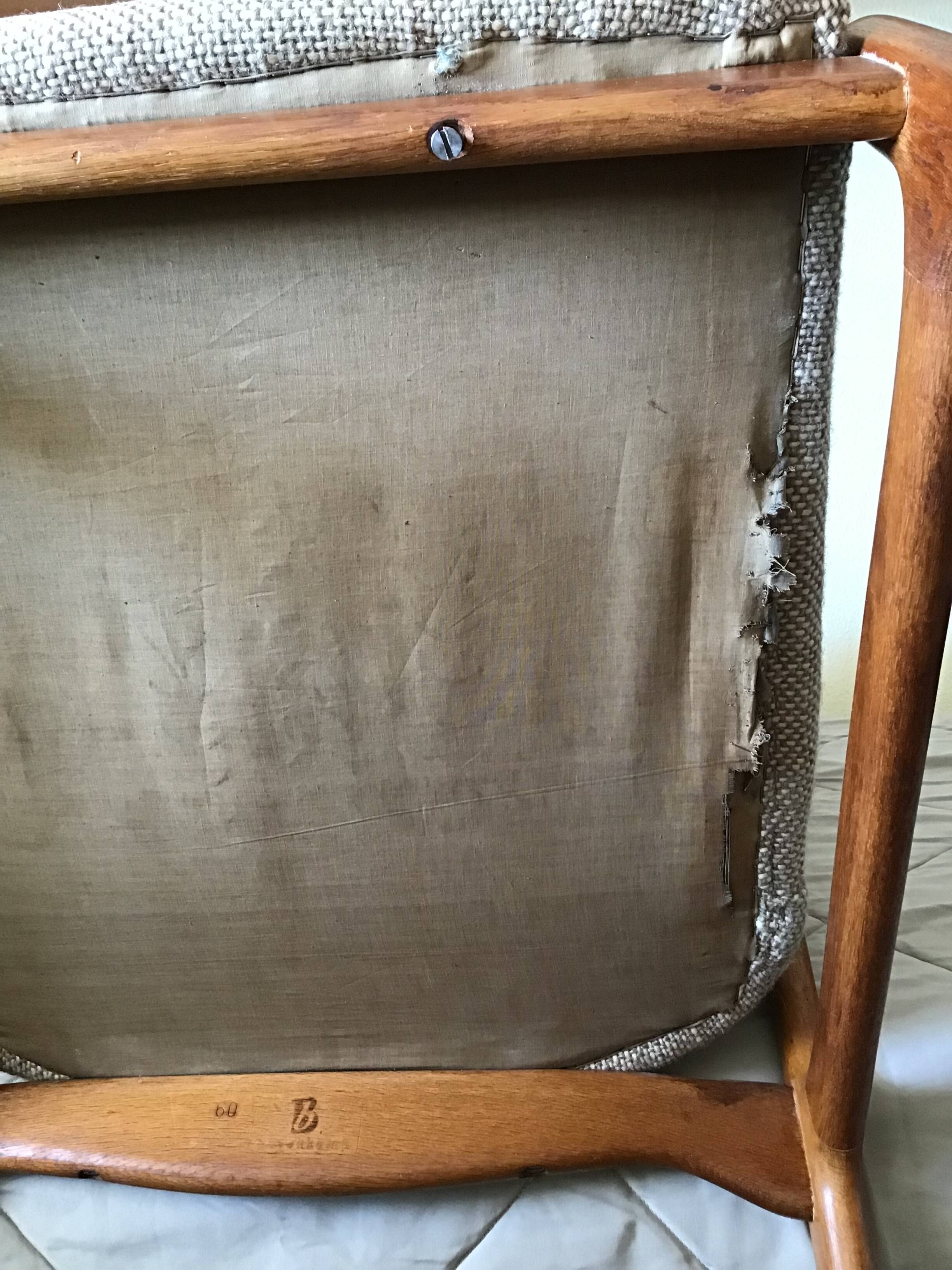 Scandinavian armchair by Aksel Bender Madsen for Bovenkamp, 1950