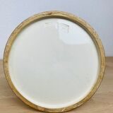 Vase Grandjean Jourdan form diabolo cat, ceramic wood effect