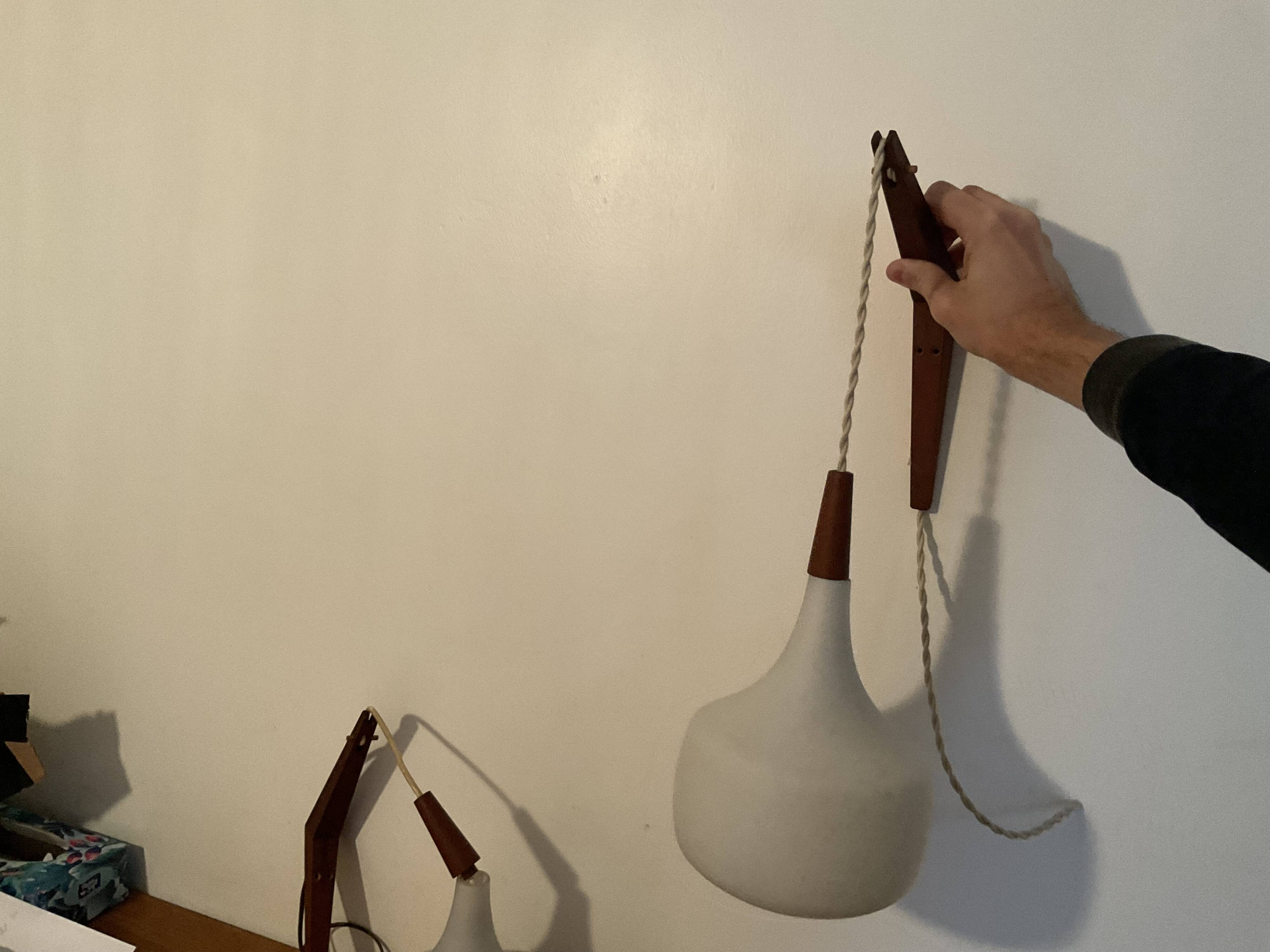 Paire d’appliques scandinaves