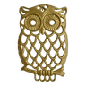 Brass owl to put or hang