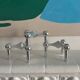 3 Stoff de Nagel candlesticks