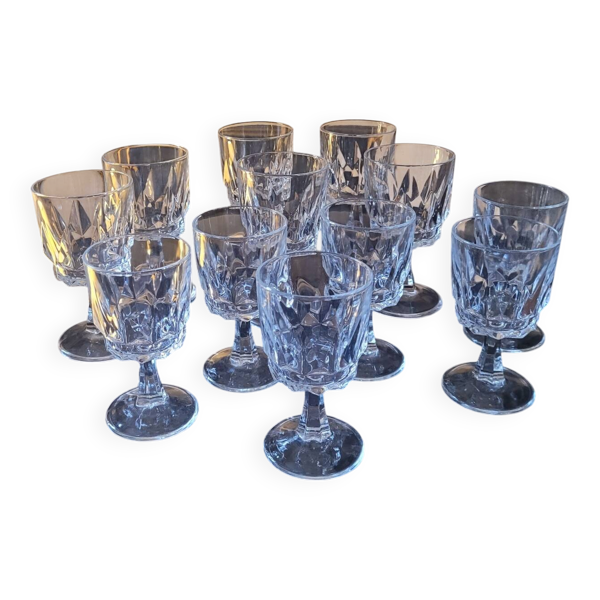 Verres à pied 70's