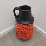 Large Fat Lava Floor Vase 45 cm by Carstens Tönnieshof – Mid Century