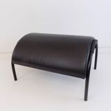 COR Zyklus leather armchair with ottoman by Peter Maly