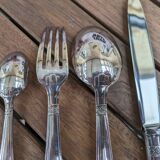Silver plated cutlery set 84g Noel Collet hallmark