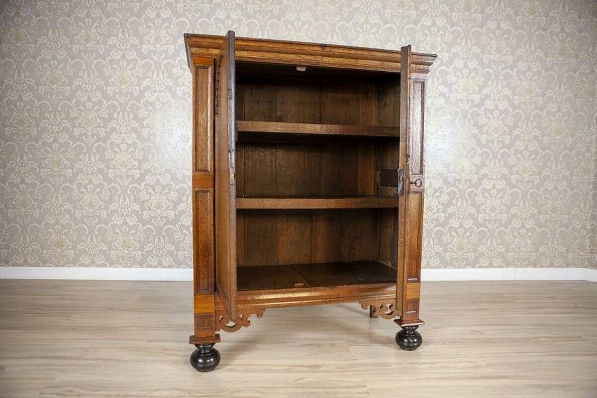 19th Century Dutch Mannerism Oak Cabinet