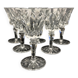 Set of 6 Cristal Saint Louis wine glasses, Camargue model