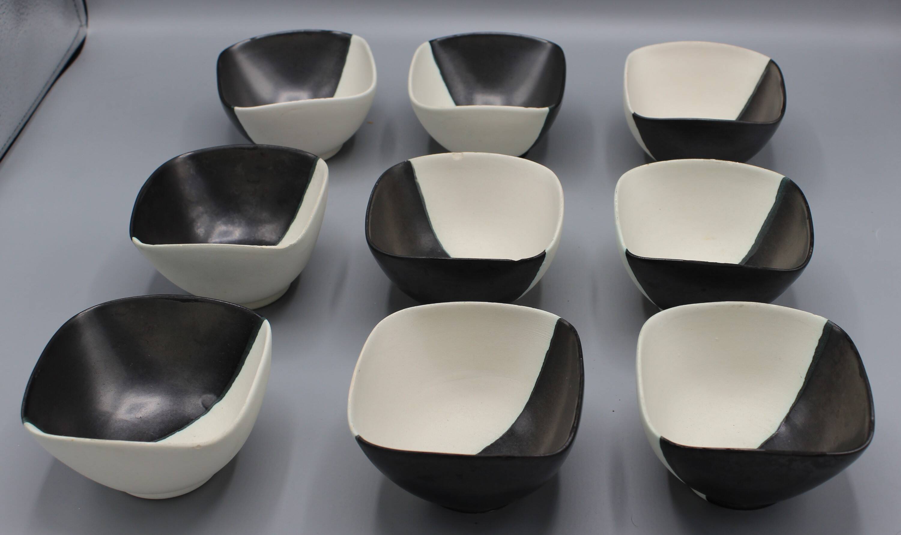Vintage ceramic coffee cups vallauris ceramony