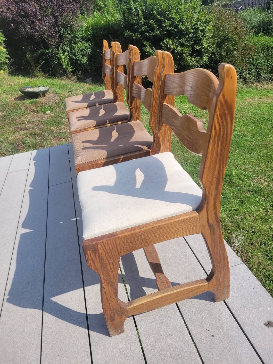 4 Guillerme and Chambron chairs