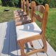 4 Guillerme and Chambron chairs