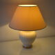 Lampe de table ceramique craquelee