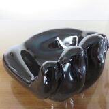 "hand" in black ceramic trinket bowl 60/70