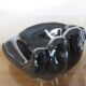 "hand" in black ceramic trinket bowl 60/70