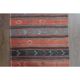 1970s Turkish Oushak Handmade Wool Cotton Red Runner Rug 74x338